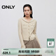 ONLY2025秋季新款純色百搭海軍領(lǐng)短款開(kāi)衫長(cháng)袖針織衫女|12533B006 A48豆腐白色 M