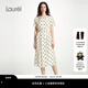 Laurèl【萊賽爾】25秋新款復古波點(diǎn)連衣裙女LWD351Y08200 黑點(diǎn)陣圓點(diǎn) M