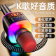 聽(tīng)聲者無(wú)線(xiàn)話(huà)筒麥克風(fēng)音響一體大音量投影儀手機電視唱歌神器內置聲卡戶(hù)外兒童家庭KTV會(huì )議主持操作簡(jiǎn)單 黑紅 新款旗艦版-美化聲音-自帶音響