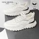 未畢（VICKI BROWN）法國未畢男士鞋2026春夏季新款VB輕奢高端鞋子男休閑運動(dòng)鞋白色39