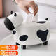 Jidaocook紙巾盒牙簽盒抽紙盒客廳臥室家用可愛(ài)網(wǎng)紅紙巾收納盒紙抽盒卷紙 北歐【創(chuàng  )意】小奶牛