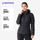 迪卡儂（DECATHLON）男女羽絨服內膽加厚連帽保暖常規款外套面包服輕薄羽絨服 女款-經(jīng)典黑 XL