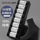 七色紡10雙襪子冬季男士抗菌防臭100%純棉商務(wù)襪加厚吸汗秋冬款中長(cháng)筒襪