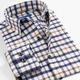第五季 男裝襯衫商務(wù)休閑襯衣男士長(cháng)袖修身法蘭絨磨毛格子保暖襯衫 SFL5T172 39 [參考體重：120-130斤]
