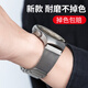 競技者適于華為手表watch4/Pro表帶watch3pro/GT5/GT4/GT3/GT6磁吸鈦金屬不銹鋼手表帶男款高級46/48 【升級】鈦銀色-工字密網(wǎng)-掉色包賠22mm