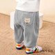維諾亞2條組合裝男女童帥氣束腳褲春秋款寶寶褲子兒童燈芯絨款外穿 灰色 1條裝 48