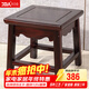 木中央 紅木家具 印尼黑酸枝（學(xué)名：闊葉黃檀）小方凳 實(shí)木凳子 家用小板凳 寶寶換鞋凳