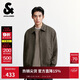 杰克·瓊斯（JACK&JONES） 男裝秋季夾克時(shí)尚日常尖領(lǐng)領(lǐng)口拉鏈門(mén)襟雙側插袋上衣225321052
