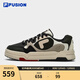 斐樂(lè )（FILA） FUSION斐樂(lè )潮牌BANK DX男鞋場(chǎng)下滑板鞋新款時(shí)尚厚底鞋 豆腐白/黑-TB 42