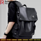 羅梅達爾（Rommedal）新款品牌高檔雙肩包男戶(hù)外通勤背包時(shí)尚大容量學(xué)生書(shū)包男包雙肩包 黑色拉鏈款【京倉次日達】【高46*底長(cháng)32*寬16CM】