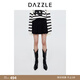 DAZZLE地素 半身裙2024年秋季新款女裝黑色牛仔百褶短裙 黑色 13/M 165/70A