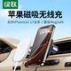 綠聯(lián)車(chē)載無(wú)線(xiàn)充電器MagSafe磁吸出風(fēng)口導航手機支架適用蘋(píng)果17手機 白