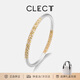 Clect珂里櫻花9999足銀手鐲女民族風(fēng)國潮手鐲子首飾品中式生日禮物女友
