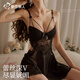 都市麗人性感睡衣女2026新款高級感純欲風(fēng)小胸帶胸墊蕾絲吊帶露背睡裙