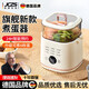 JCZS德國品牌2026煮蛋器新款自動(dòng)斷電小型蒸蛋器全自動(dòng)多功能早餐煮蛋神器蒸面食蒸蛋羹蒸煮一體 雙層 【全配款】9大功能煮蛋器【主機+架+碗+蒸籠】