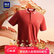 HLA海瀾之家短袖POLO衫男中華龍系列翻領(lǐng)大碼涼感短袖男