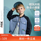 ASK JUNIOR兒童外套2025秋男童仿牛仔棒球服長(cháng)袖梭織小童童裝上衣