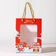 伊美娃娃年貨禮盒馬年吉祥物喜慶盒子包裝袋子手拎袋公仔開(kāi)窗手提袋送禮物
