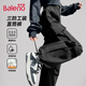 班尼路（Baleno）美式三防工裝褲子女2025秋冬季新款加絨加厚保暖兩穿束腳休閑長(cháng)褲