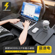 藍速電適用于特斯拉煥新版Model3/Y車(chē)載餐盤(pán)小桌板折疊電腦桌子改裝配件 特斯拉車(chē)載多功能折疊小桌板