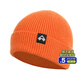 拓路者美利奴羊毛帽男冬季防寒帽子雪地帽護耳針織毛線(xiàn)帽女登山戶(hù)外防風(fēng) 落日橙