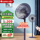 格力（GREE） 電風(fēng)扇七葉大風(fēng)量臺地扇低噪節能輕音省電遙控家用定時(shí)智能調節臺地兩用立式空氣循環(huán)扇智能感溫 順豐速發(fā)-FD-35X66Bh7極光紫