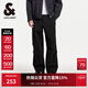 杰克·瓊斯（JACK&JONES）男裝降落傘兵褲男秋季工裝褲男褲略寬松休閑褲輕薄款潮流褲子男士 E39黑色第一批 非涼感 30 170