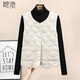 她池V領(lǐng)棉馬夾2025秋裝新款女裝單排扣寬松款保暖內搭馬甲
