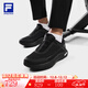 斐樂(lè )（FILA）黃景瑜同款官方男鞋BOA柔云健步1+跑步鞋男鞋2025秋運動(dòng)鞋 黑-GD 40