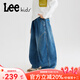 Lee童裝男童直筒牛仔褲春秋款兒童褲子男孩運動(dòng)秋裝中大童寬松休閑褲 牛仔藍 150