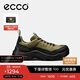 愛(ài)步（ECCO）男運動(dòng)戶(hù)外 抓地耐磨戶(hù)外越野鞋 越野822354 黑色/軍綠色 40 HL
