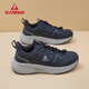 足力健男鞋新款防滑老人鞋軟彈健步鞋中老年男士輕便鞋子男9163 深藍 42