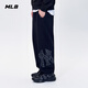 MLB官方男女情侶潮流時(shí)尚大LOGO束腳休閑長(cháng)褲25秋季新款PTB14 紐約洋基隊/黑色 XL