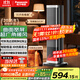 松下暖風(fēng)機家用石墨烯取暖器電暖器小太陽(yáng)浴室電暖氣冬季辦公室搖頭臥室遙控塔式熱風(fēng)機輕音PTC熱風(fēng)扇 升級曲面廣域炭火語(yǔ)音AI款