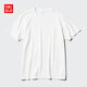 優(yōu)衣庫男女裝圓領(lǐng)T恤SUPIMA COTTON短袖純棉質(zhì)感475357 465494 475357/00白色 L