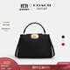 蔻馳（COACH）奧萊女士ELIZA迷你CARRYALL設計感手提斜挎包紅色 IM/黑色