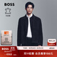 BOSS博斯【羊皮革】男士2025秋季新款常規版型夾克皮衣 404-深藍色 XL (52A)