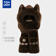 唐獅（TonLion）加厚毛絨帽子圍巾一體男冬季學(xué)生戶(hù)外騎行圍脖防寒保暖雷鋒帽女士 咖色