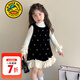 G.DUCKKIDS小黃鴨女童秋裝連衣裙春秋季2025新款女寶寶公主裙兒童裙子兩件套 圖片色 110 建議4~5歲【100-110cm】cm