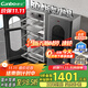 康寶（Canbo）304不銹鋼消毒柜家用臺立式嬰兒奶瓶碗筷高溫二星雙門(mén)熱御風(fēng)消毒碗柜【國家補貼】XDZ140-KT