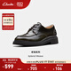 Clarks其樂(lè )老錢(qián)系列女鞋新品優(yōu)雅英倫德比鞋單鞋淑女復古皮鞋 黑色 261768084 37