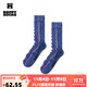 Happy Socks【新品】Happy Socks襪子女秋冬季牛仔立體感堆堆襪襪子女ins潮 牛仔粉 1雙 M 36-40