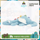 Jellycat英國天空色龍雪龍粉龍毛絨玩具安撫玩偶兒童公仔娃娃陪伴生日禮物 天空龍 50cm