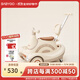 BG-BABYGO蝸牛車(chē)多合一兒童電動(dòng)扭扭車(chē)1-3歲遛娃溜溜車(chē)防側翻周歲生日禮物 三合一電動(dòng)款【可直行可漂移】