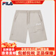 FILA張藝興同款丨FILA斐樂(lè )涼感運動(dòng)冰絲短褲男夏季寬松休閑工裝五分褲 雀麥色-LK M 170/80A