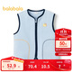 巴拉巴拉童裝寶寶保暖背心冬季加厚搖粒絨兒童馬甲男女童加絨208424171204