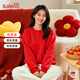 班尼路（Baleno）紅色衛衣女加絨保暖大碼長(cháng)袖女2026馬年本命年衣服新年內搭上衣女