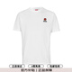 高田賢三（KENZO）夏季進(jìn)口短袖T恤男經(jīng)典刺繡小紅花設計休閑短袖保稅倉直發(fā) 禮物 白色-01 L