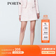 PORTS寶姿  新品商場(chǎng)同款女裝優(yōu)雅撞色半截裙A字裙SN8S001HFQ057 粉紅混色 6