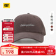 CAT卡特新品男女LOGO設計戶(hù)外休閑鴨舌帽 C深灰 均碼 均碼